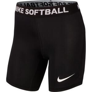 Nike Black Kids Softball Sliding Shorts